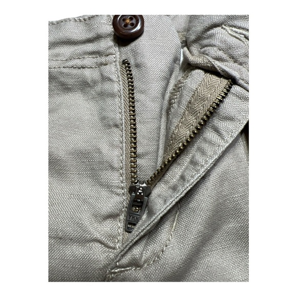 The North Face Linen Blend Shorts Size 10 Tan Brown - Picture 6 of 8